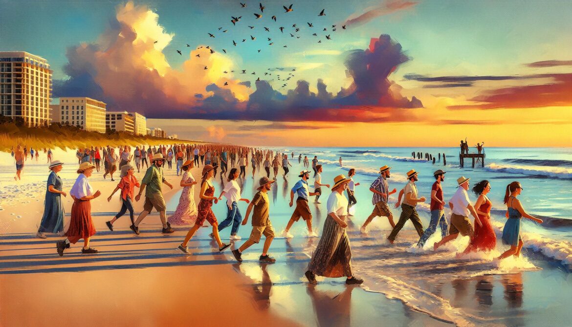 Ducking the Tides and Catching the Vibes: Marching Through Florida’s Riveting Beaches